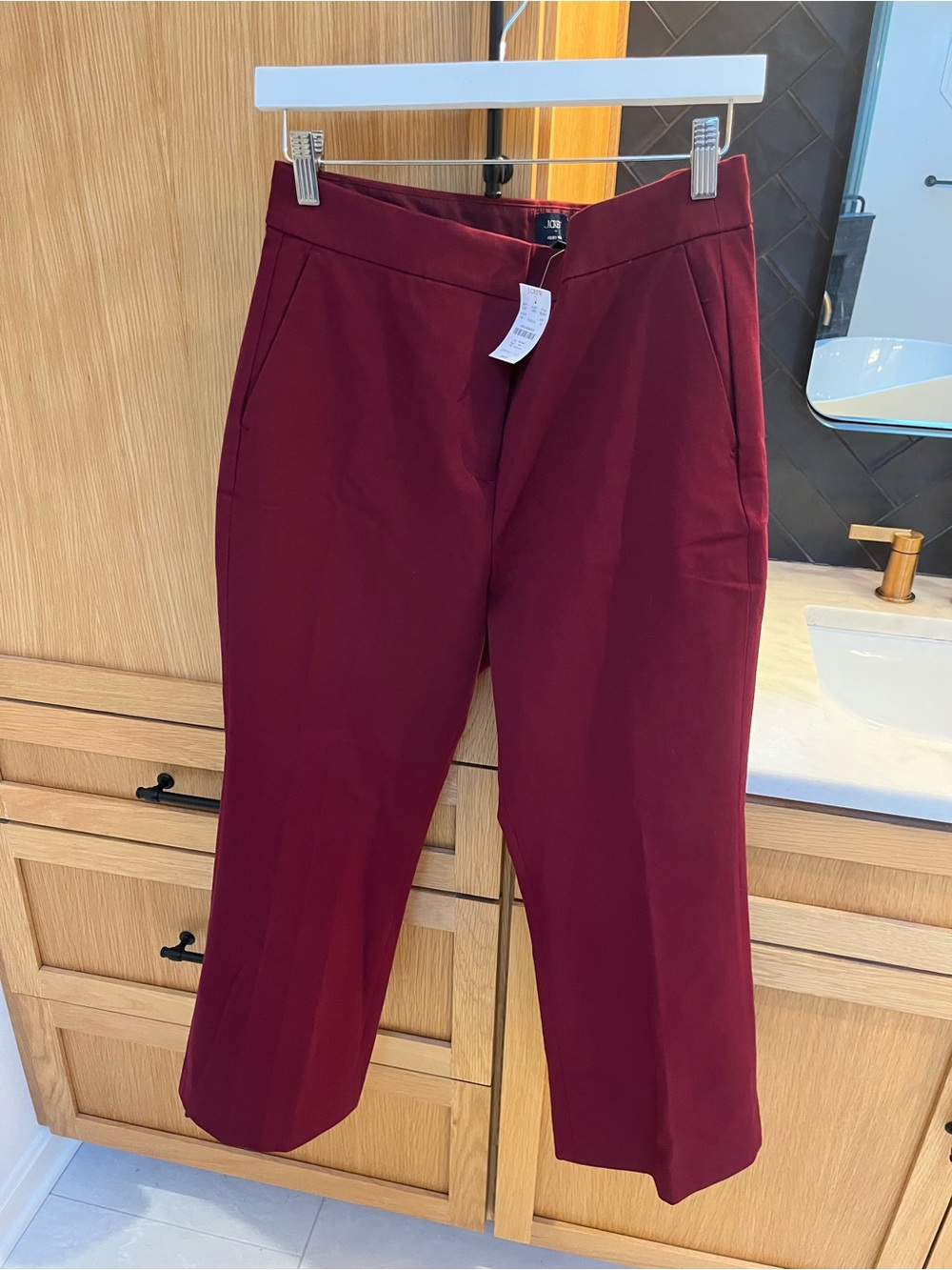 J. Crew Women’s Burgundy Chinos